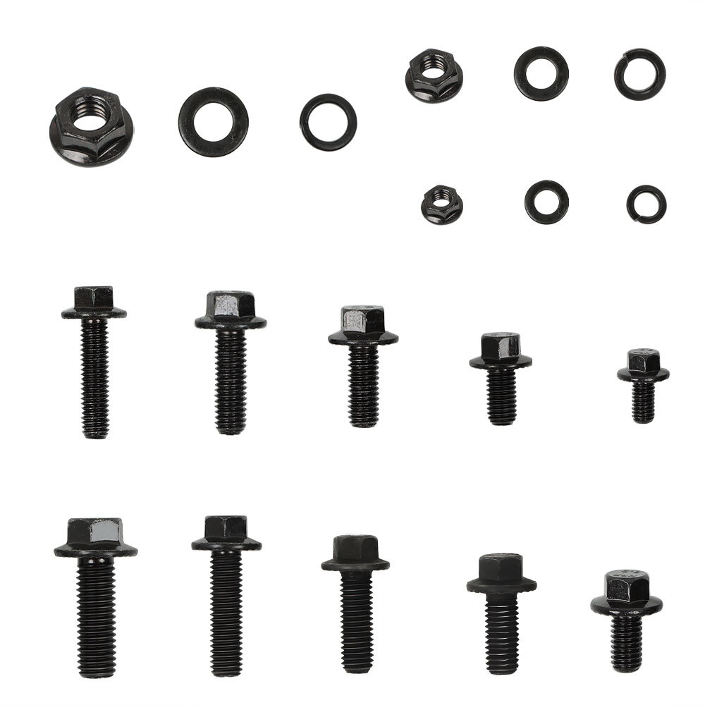272Pcs Hex Bolts and Nuts Kit M6 M8 x1.25 M10-1.5Metric Bolt Assortment