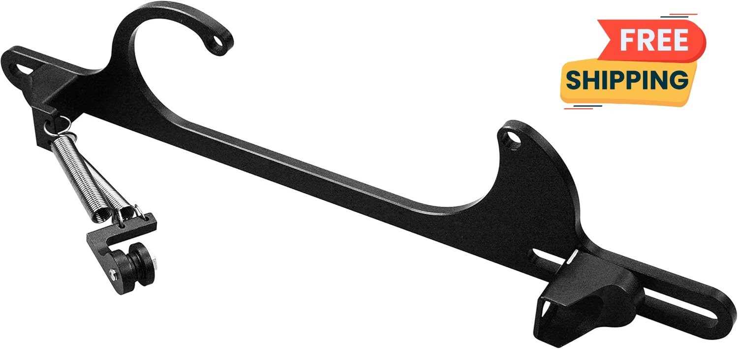 Soporte de carburador de aluminio ajustable negro para coche, aluminio, US NUEVO