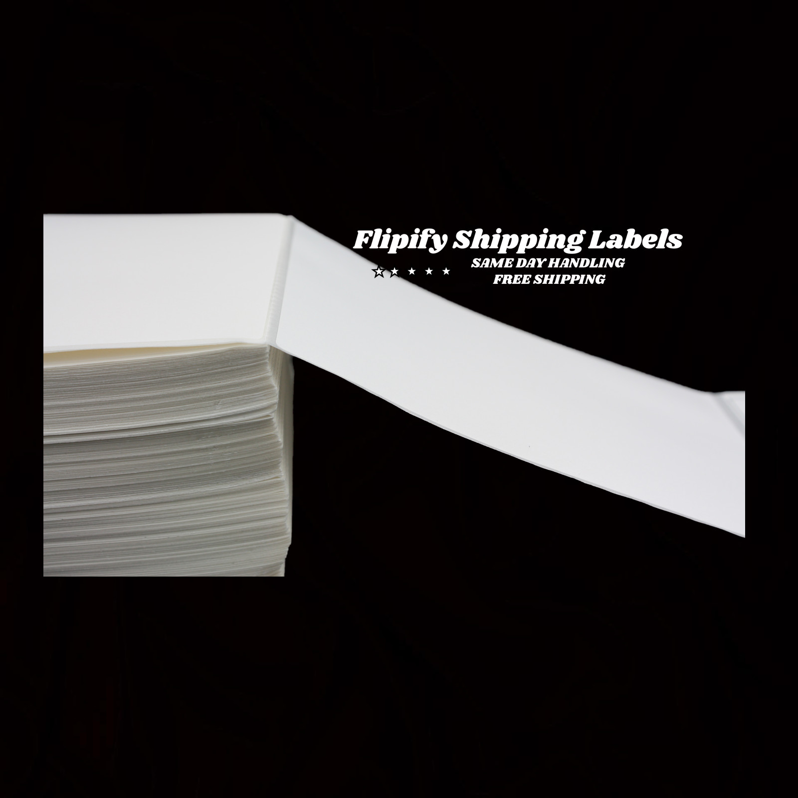 Fanfold Direct Thermal Shipping Labels 4×6 Perforated for Zebra & Rollo