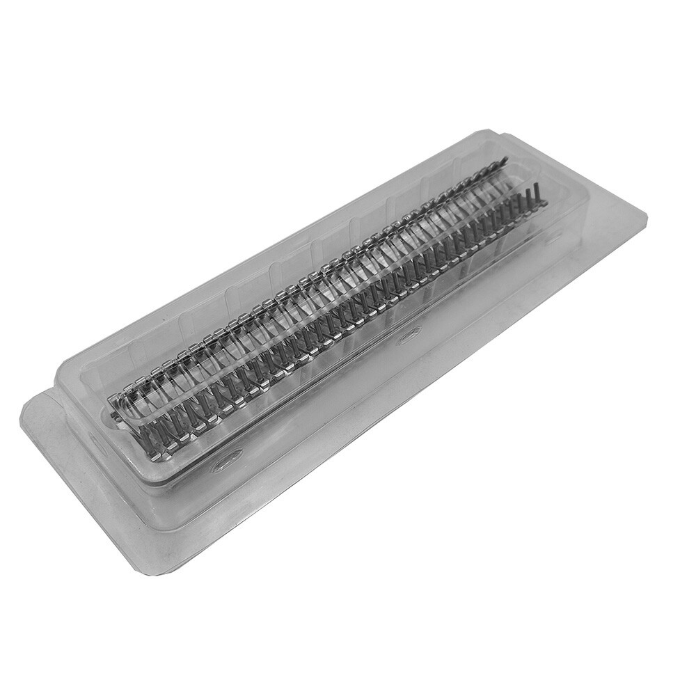 2 PCS Belt Fastener Stainless Steel Rivet Fasteners Baler Staples Lacing Belt
