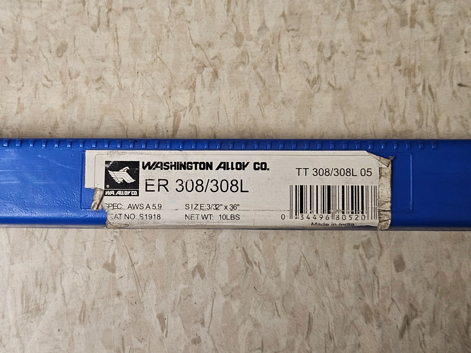 79Pcs 5.10Lbs Washington Alloy ER308/308L Welding Rod AWS A5.9 3/32″ X 36″ New