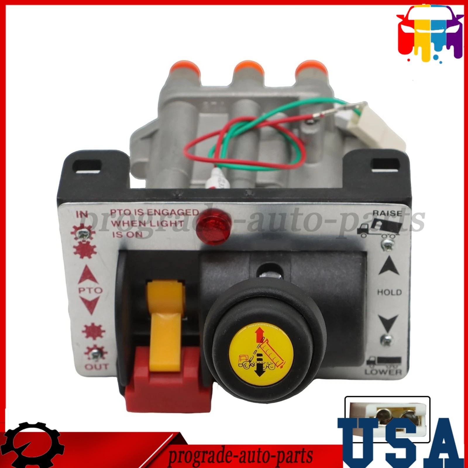 Unbranded PTO Hoist Valve K90 Air Shift Control for Dump Truck AV295 Replacement