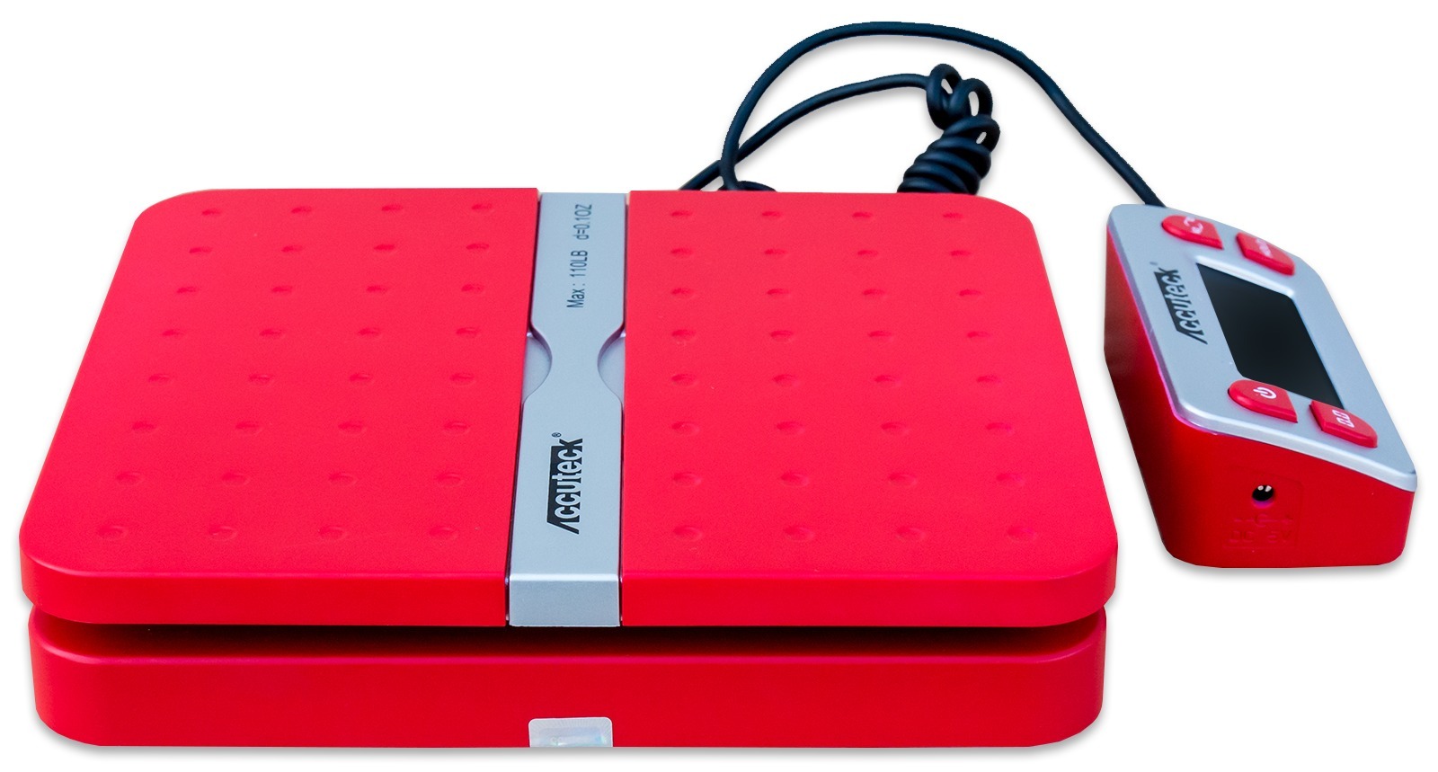 Accuteck ShipPro W-8580 110lbs x 0.1 oz Red Digital shipping postal scale