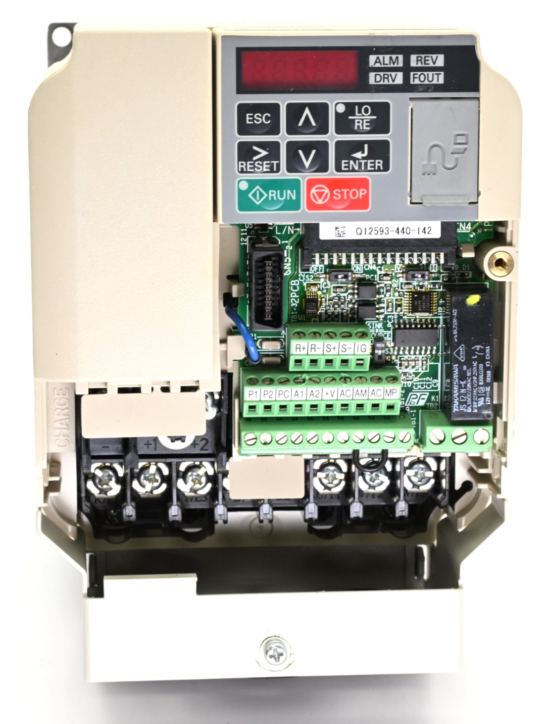 Yaskawa V1000 CIMR-VUBA0006EAA 240V AC Motor Drive, 3.3kW