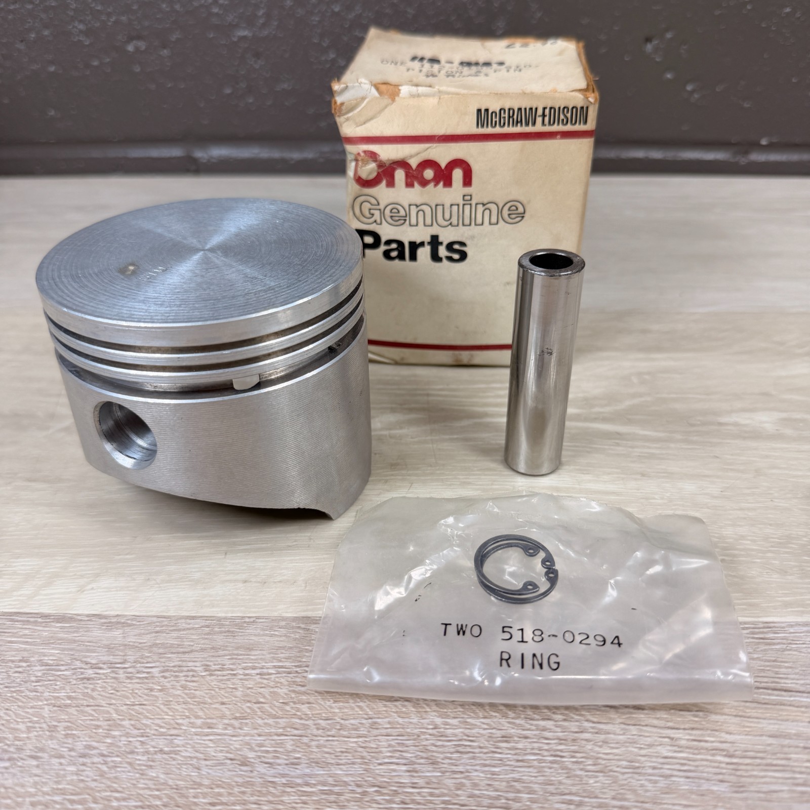 Genuine Onan Standard Piston and Pin 112-0157 – 112-0185