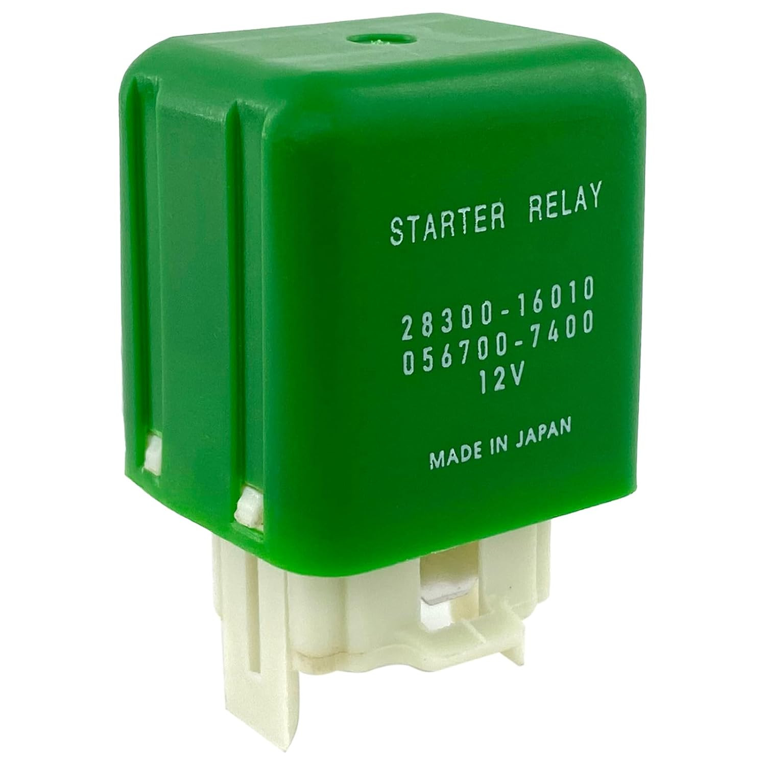 Starter Relay 28300-16010 056700-7400 30A 12VDC SPST 4-Pin Compatible with Toyot