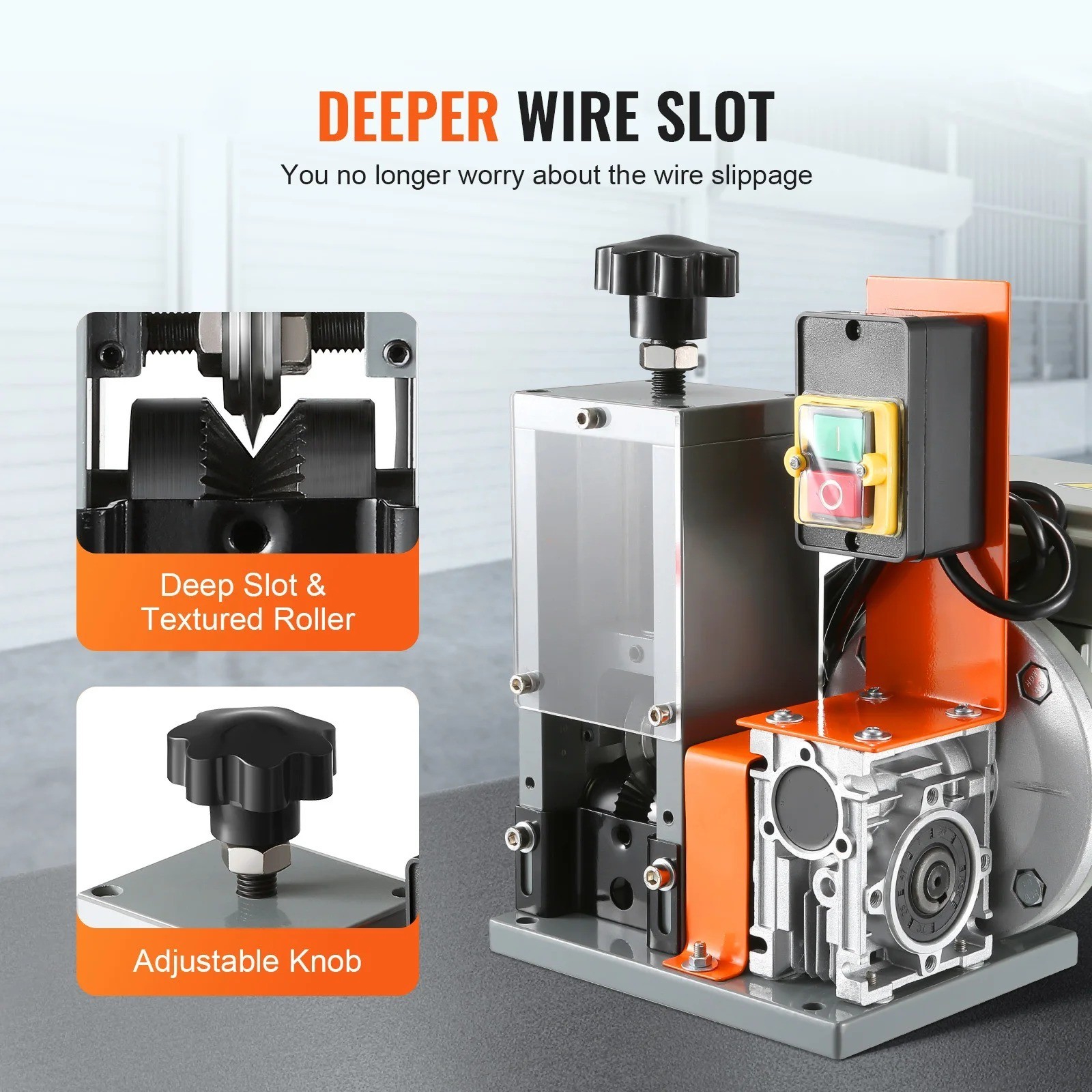 SucceBuy Electric Wire Stripper 180W 1.5-25mm Copper Cable Peeling Machine