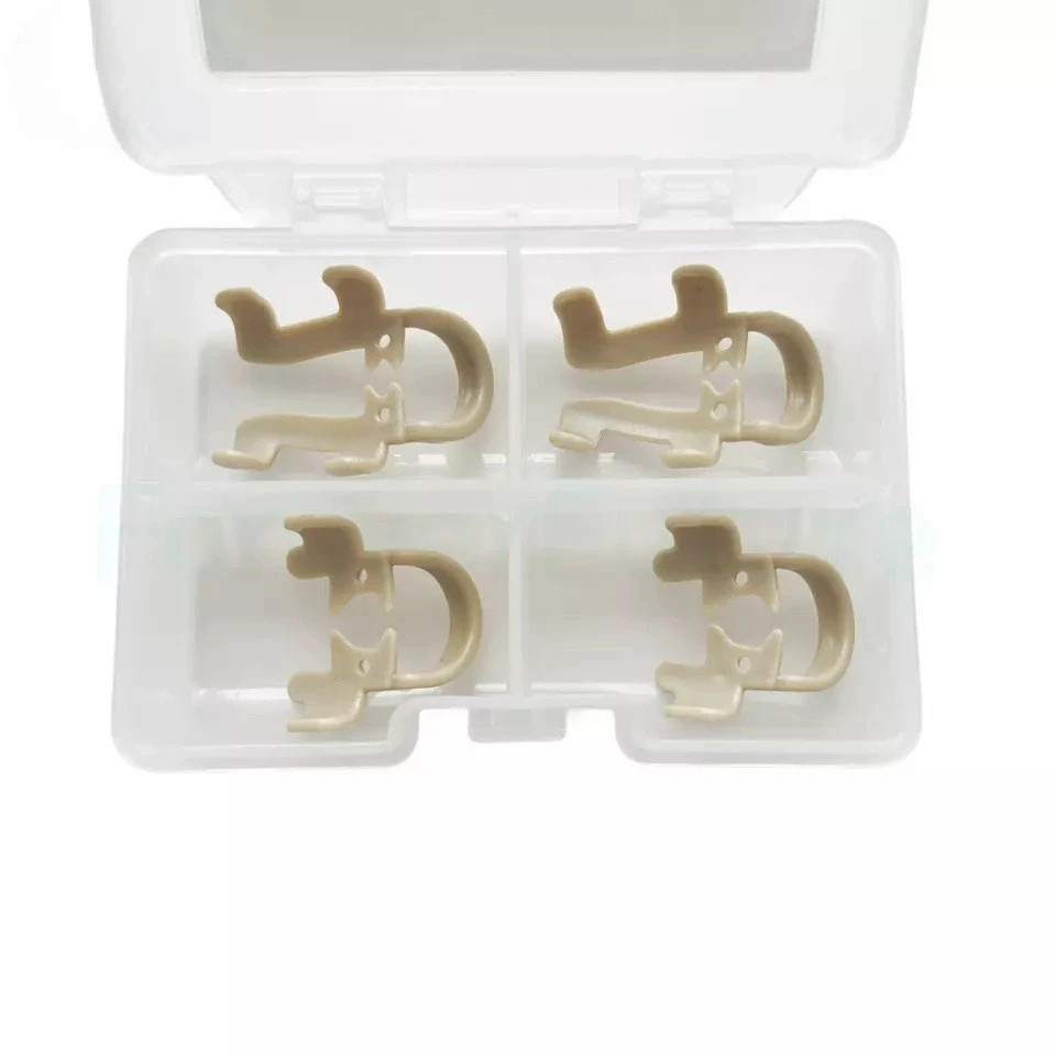 4Pcs/Box Dental Moisture Clip Cotton Roll Holder Clips Molar Premolar Clamps