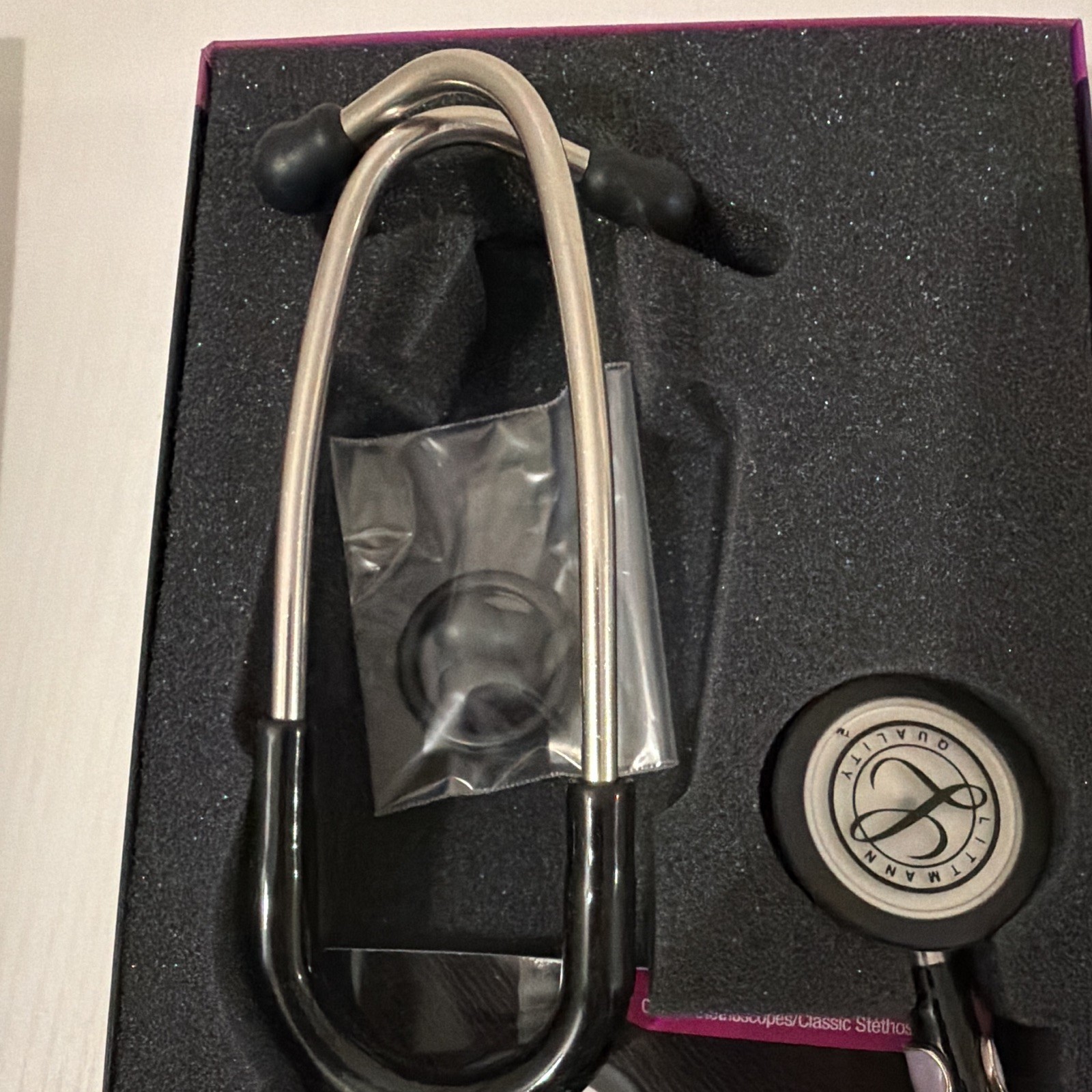 Littmann Classic III Dual Head (Bell & Diaphragm) Black Stethoscope IM/ER/Cardio