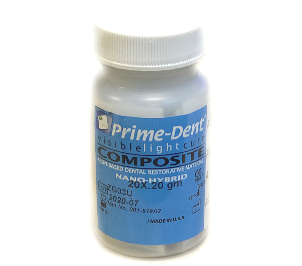 Prime-Dent Light Cure Nano-Hybrid Dental Resin Composite 0.20g Compules – A1