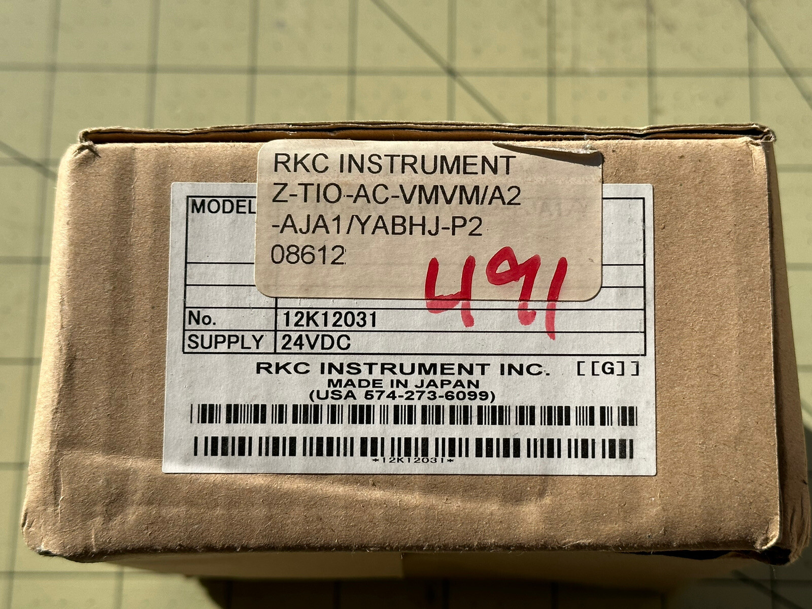 RKC Instruments Temp Con #Z-TIO-AC-VMVM/A2-AJA1/YABHJ-P2 for Host Communication