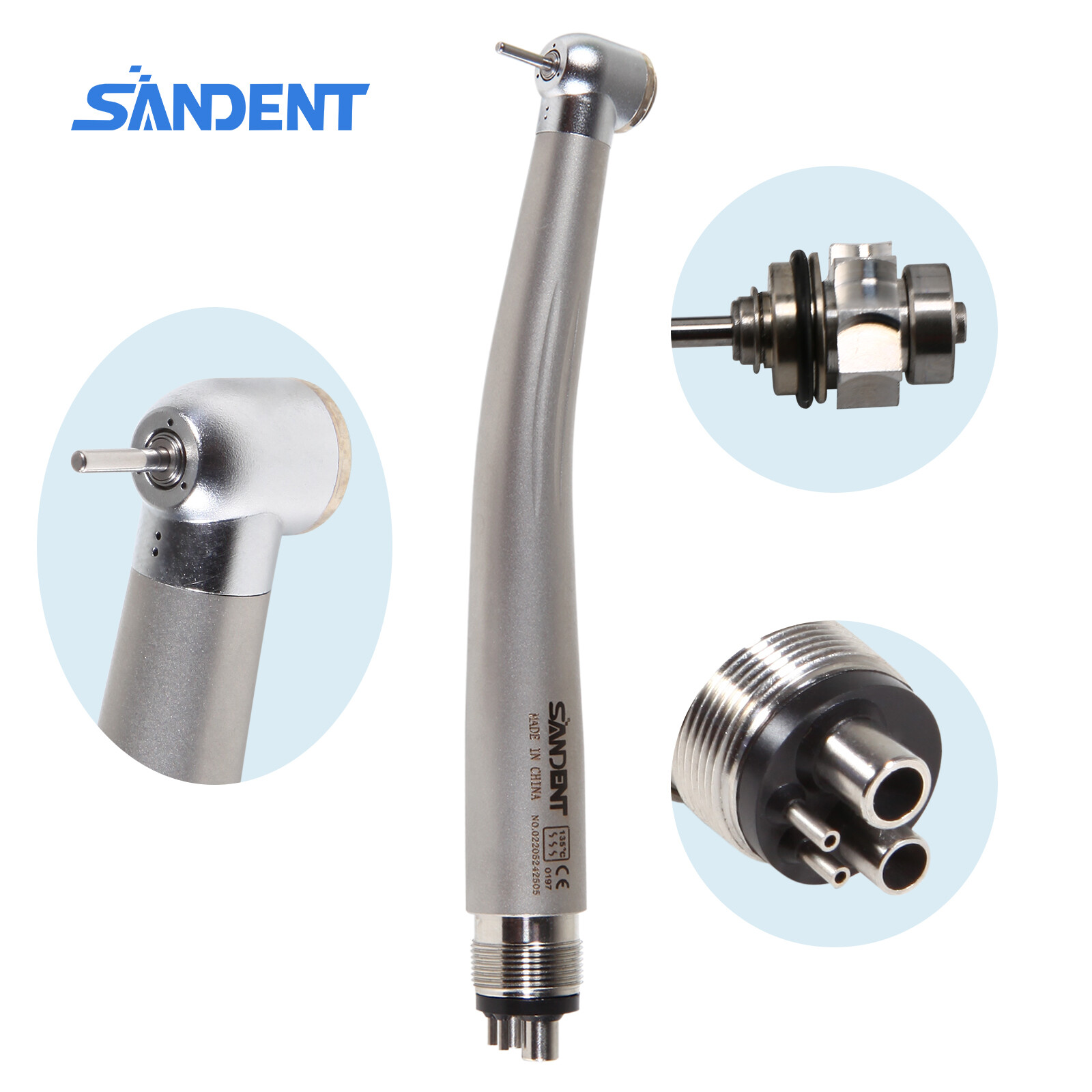 1-5 NSK Style Dental Fast Turbine High Speed Handpiece 4-Hole (Quick Coupler) US