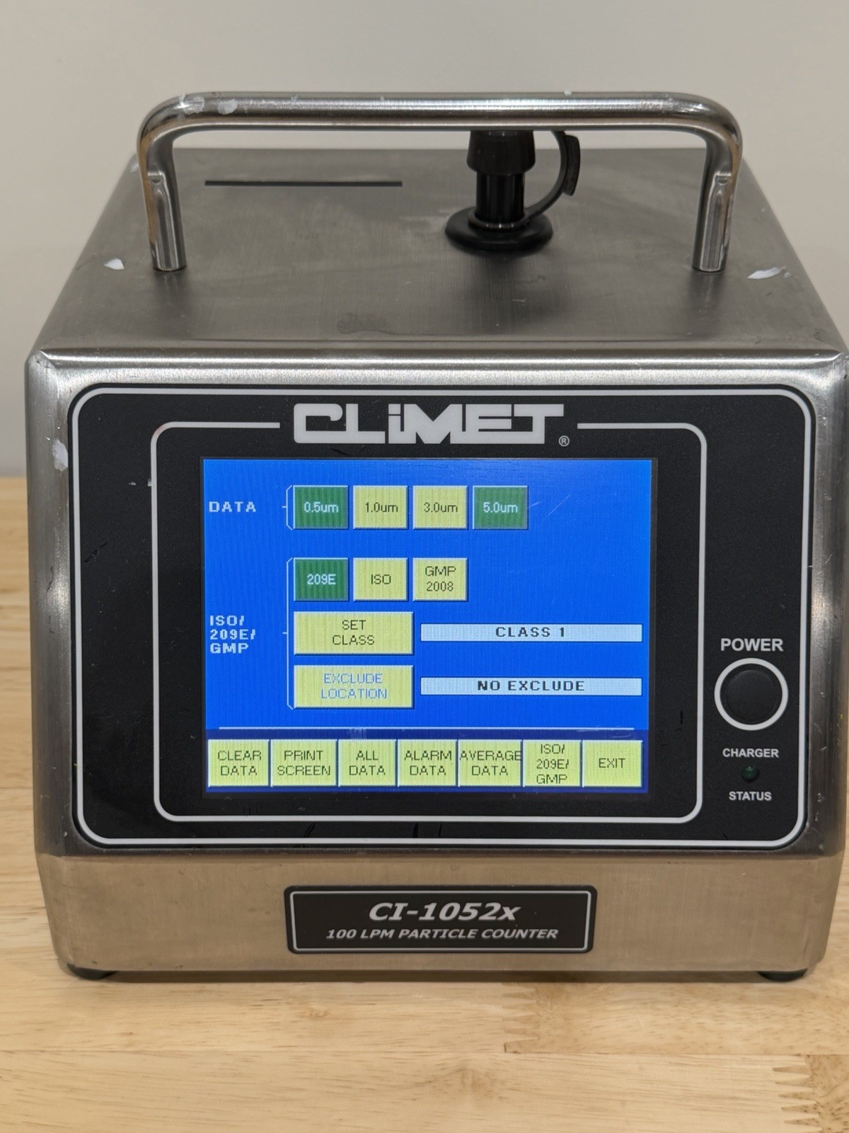 Climet CI-1052x-01 100 LPM Airborne Particle Counter CI-1052x – 2026 Calibration