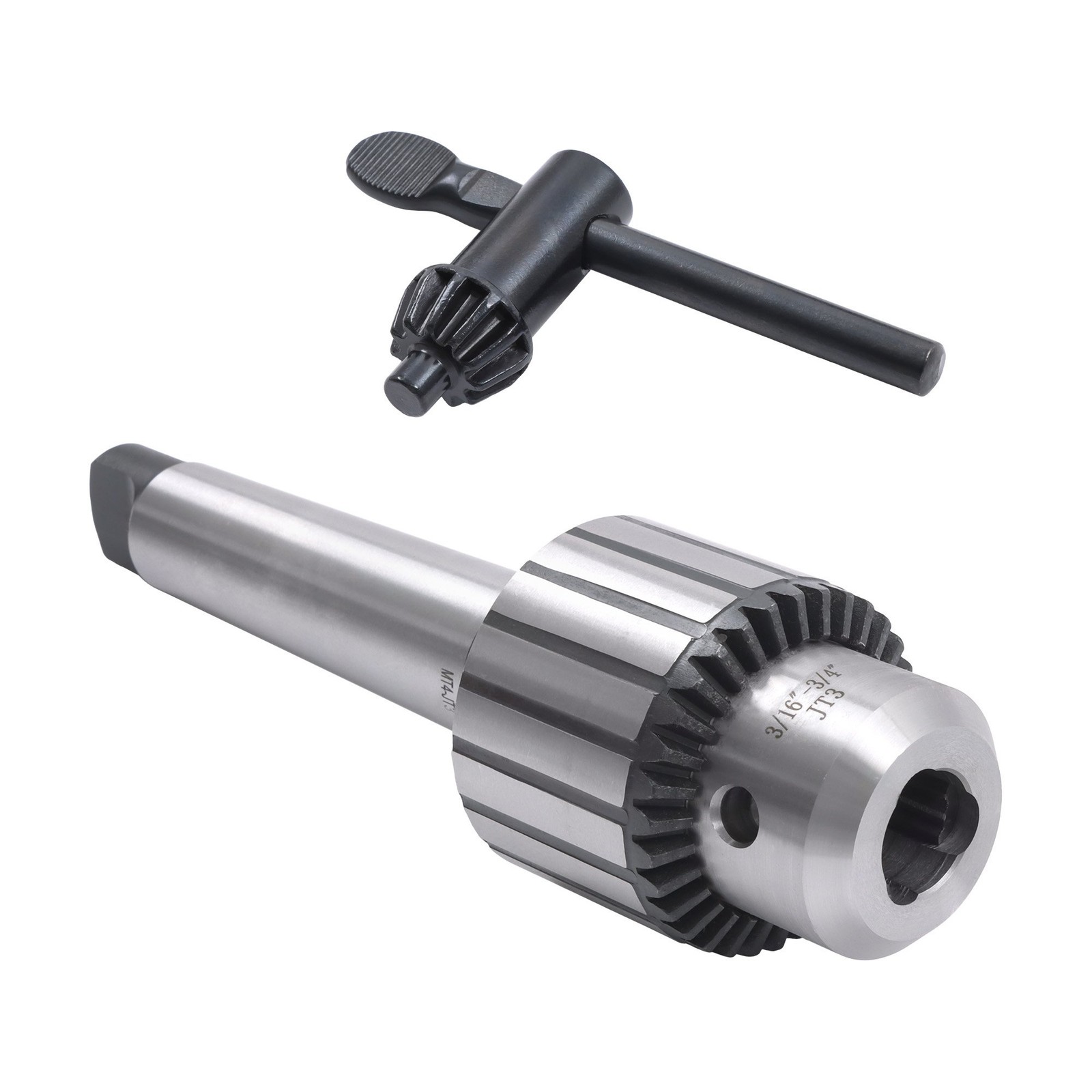3/4″ Heavy Duty Keyed Drill Chuck 4MT Shank Industrial MT4 Shank Chuck Keyed