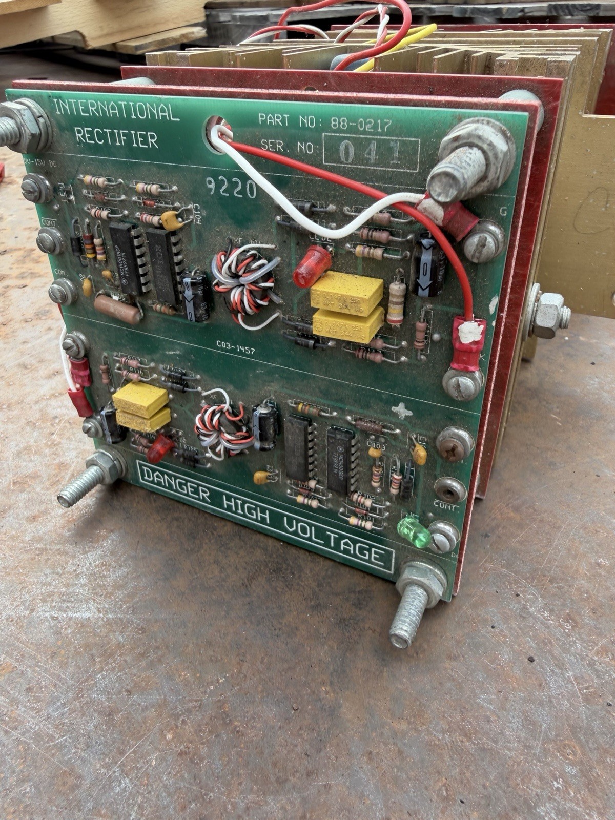 Military International Rectifier SCR Thyristor Stack PN 88-0217 AS-IS Untested
