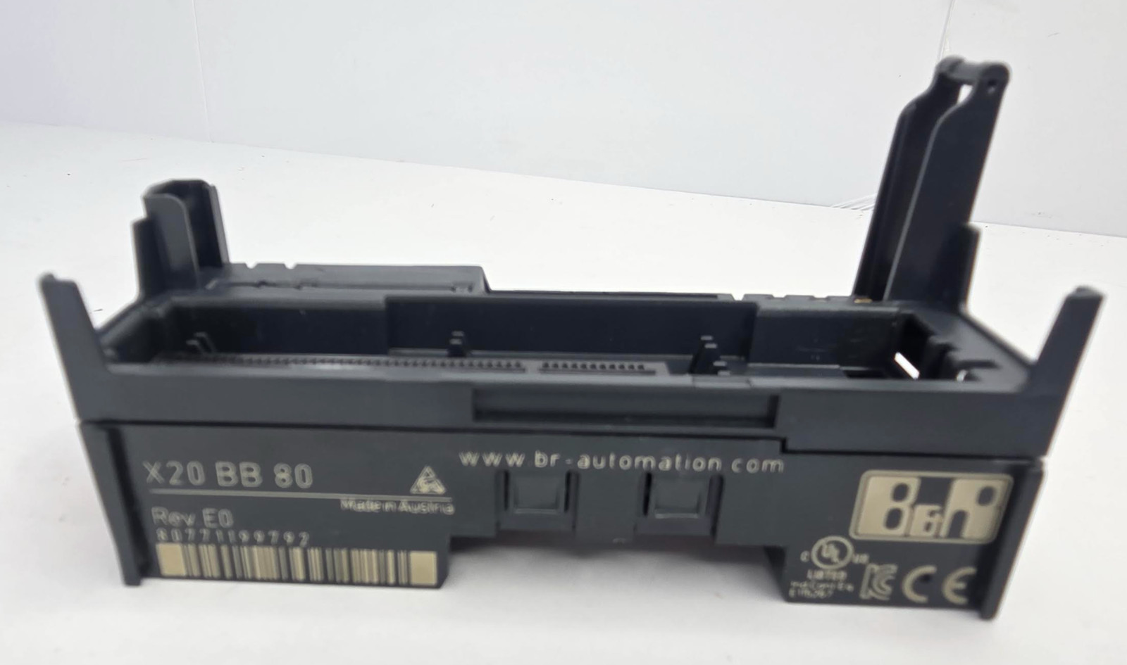 B&R X20BB80 Rev E0 X20 Bus Base Module 24VDC 10A PLC Base Supply Module