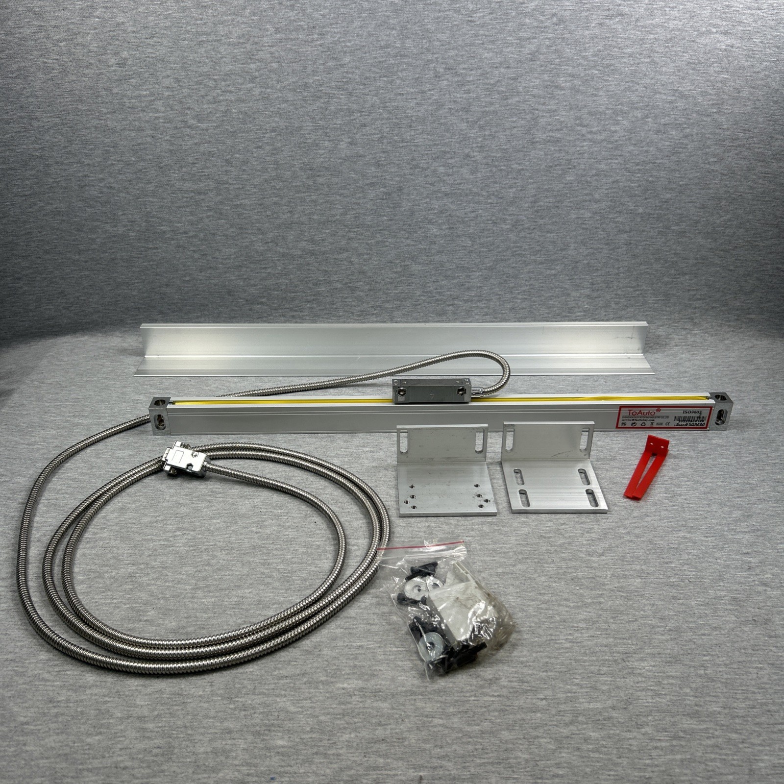 TOAUTO Digital Readout 2/3Axis DRO with Linear Scale 450mm 18”, 5um