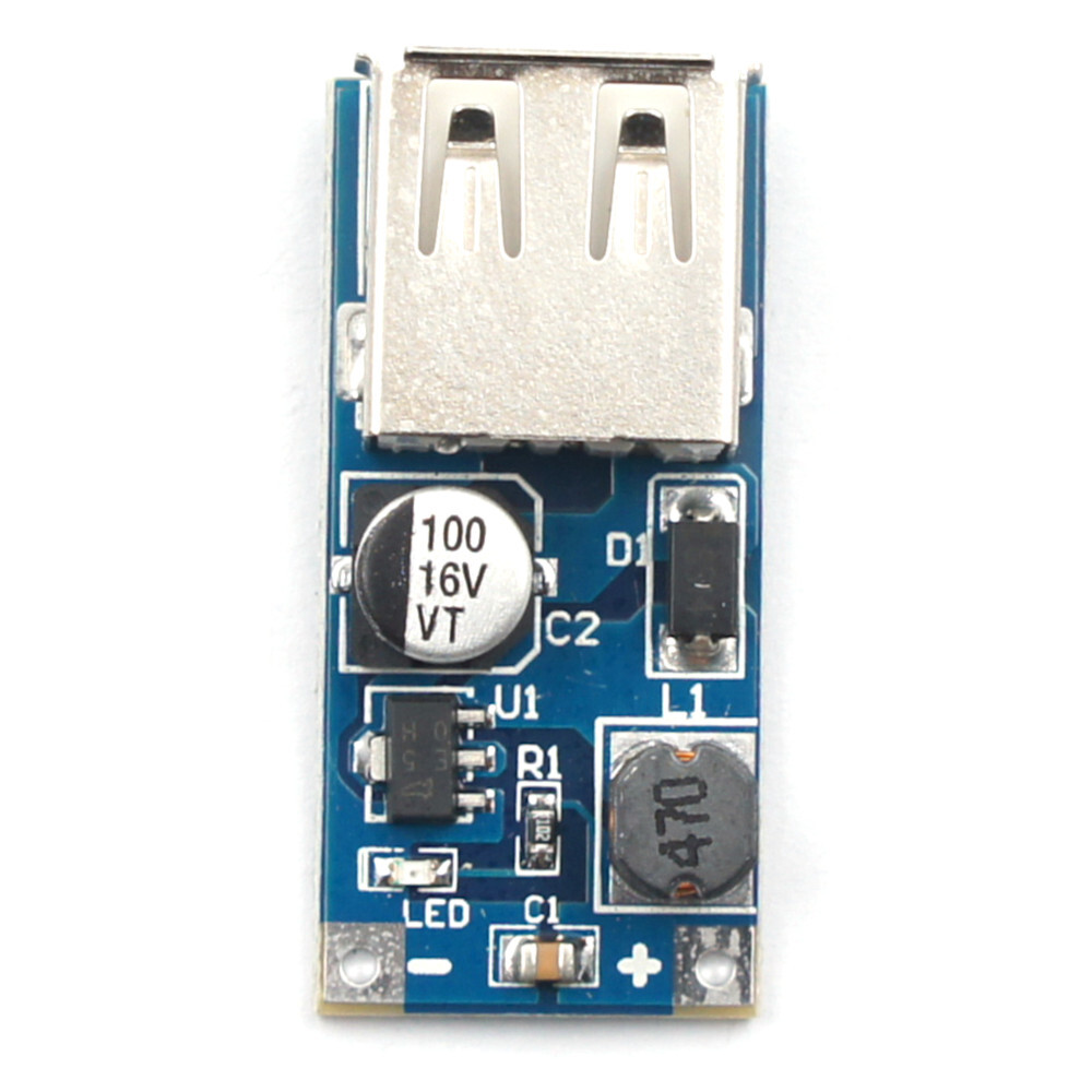 5PCS DC to USB Boost Converter Module 0.9V-5V Input to 5V 600mA USB Output
