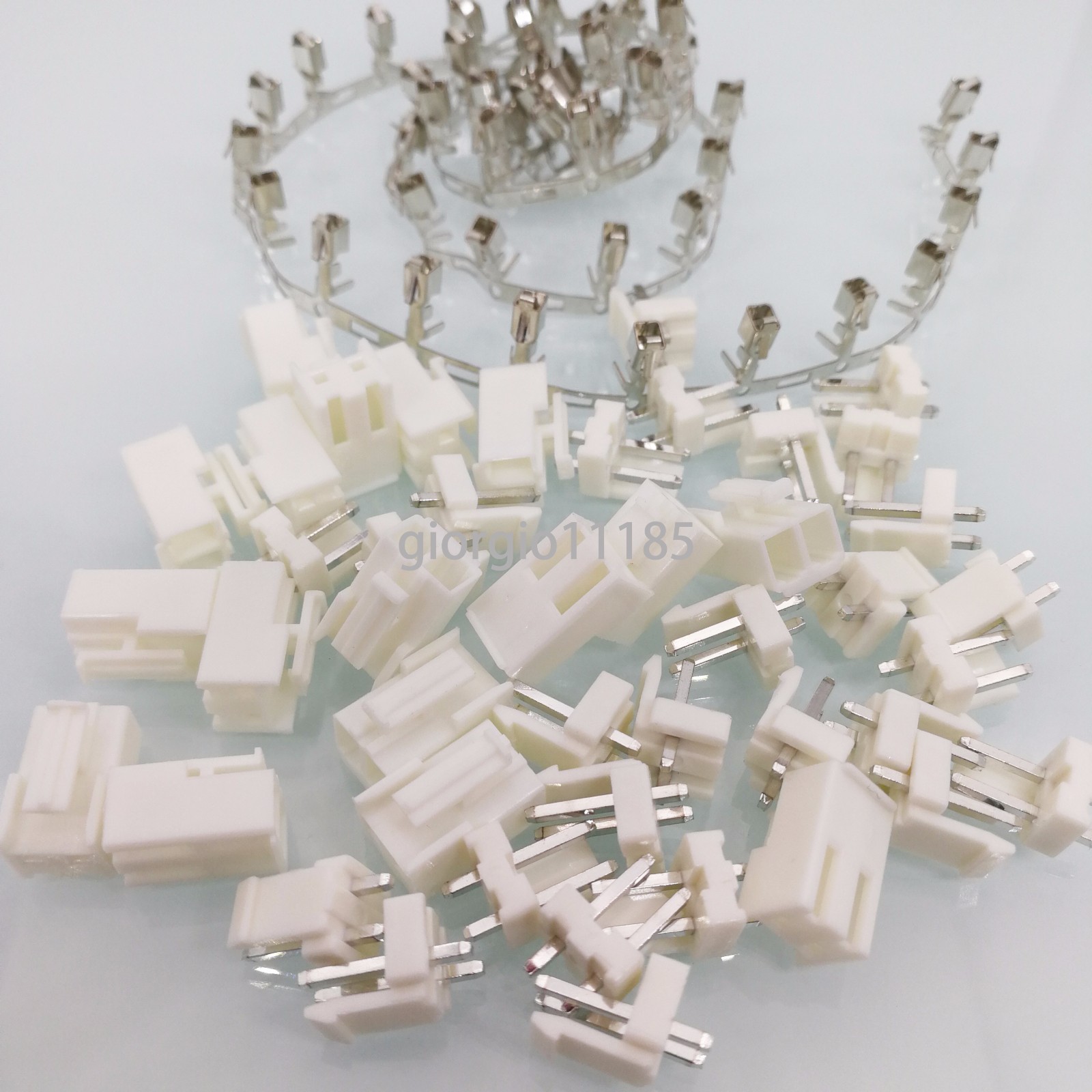 US Stock 50 Sets VH 3.96mm Connector 2 pins Housing & Base & Pins