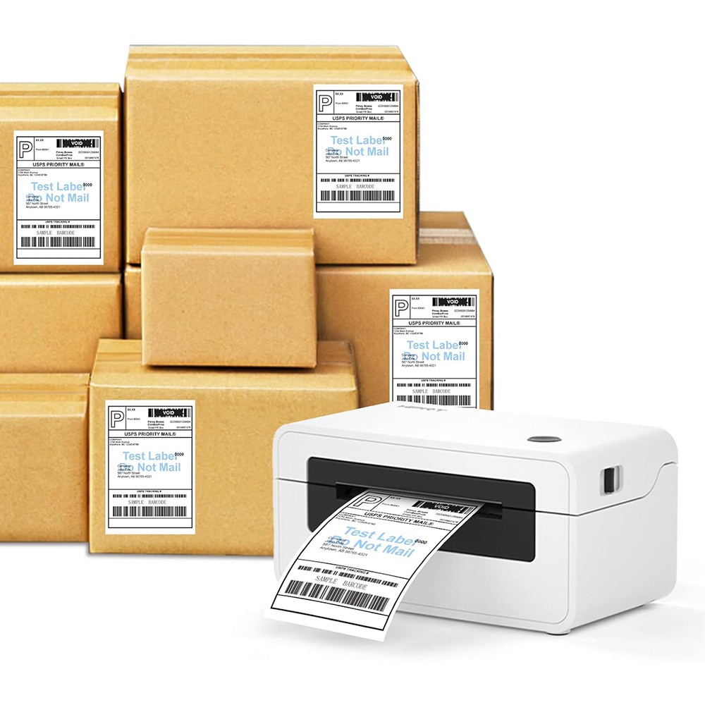 4″ x 6″ 450/Roll Direct Thermal Shipping Labels For Zebra ZP450 Eltron 2844 2824