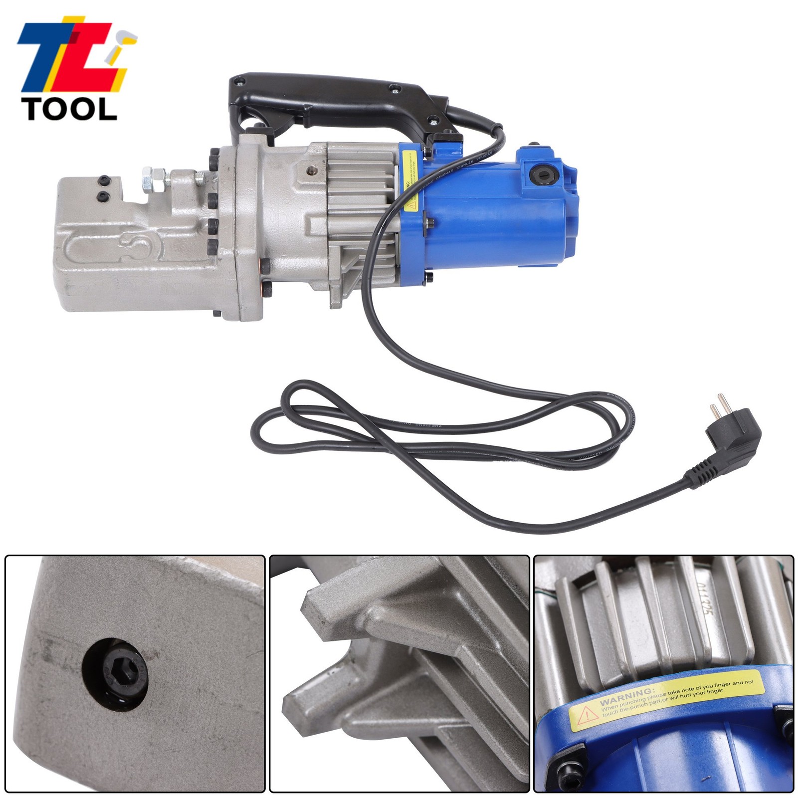 Portable Electric Rebar Cutter RC-20, 3/20»-3/4» Range, 220V/110V Dual Voltage