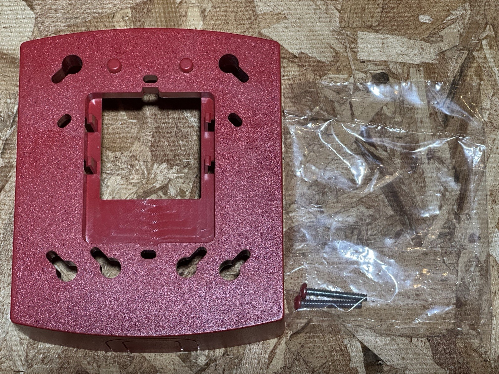 SYSTEM SENSOR BBS-2 RED WALL/SURFACE MOUNT SPECTRALERT ADVANCE BACKBOX SKIRT NEW