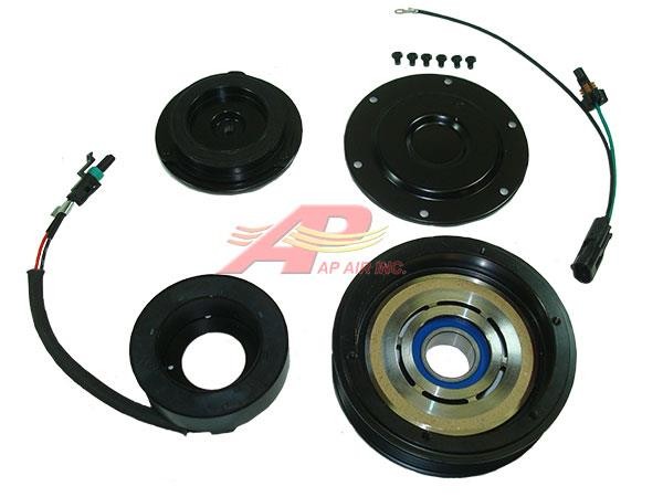 Denso 10PA17C Clutch 145mm 8 Grooves 24V w/ Delphi Connectors RE52508