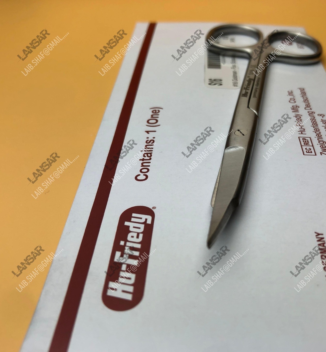 Hu-Friedy S16 Goldman Fox #16 Scissors Curved lot of 2x