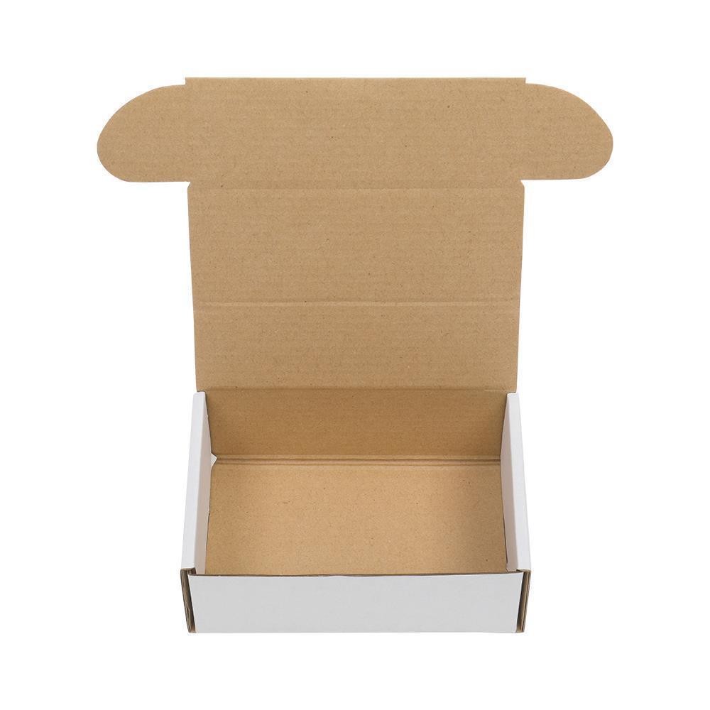 1000 – 6 x 4 x 2 White Corrugated Mailers Shipping Packing Fold Boxs 6x4x2