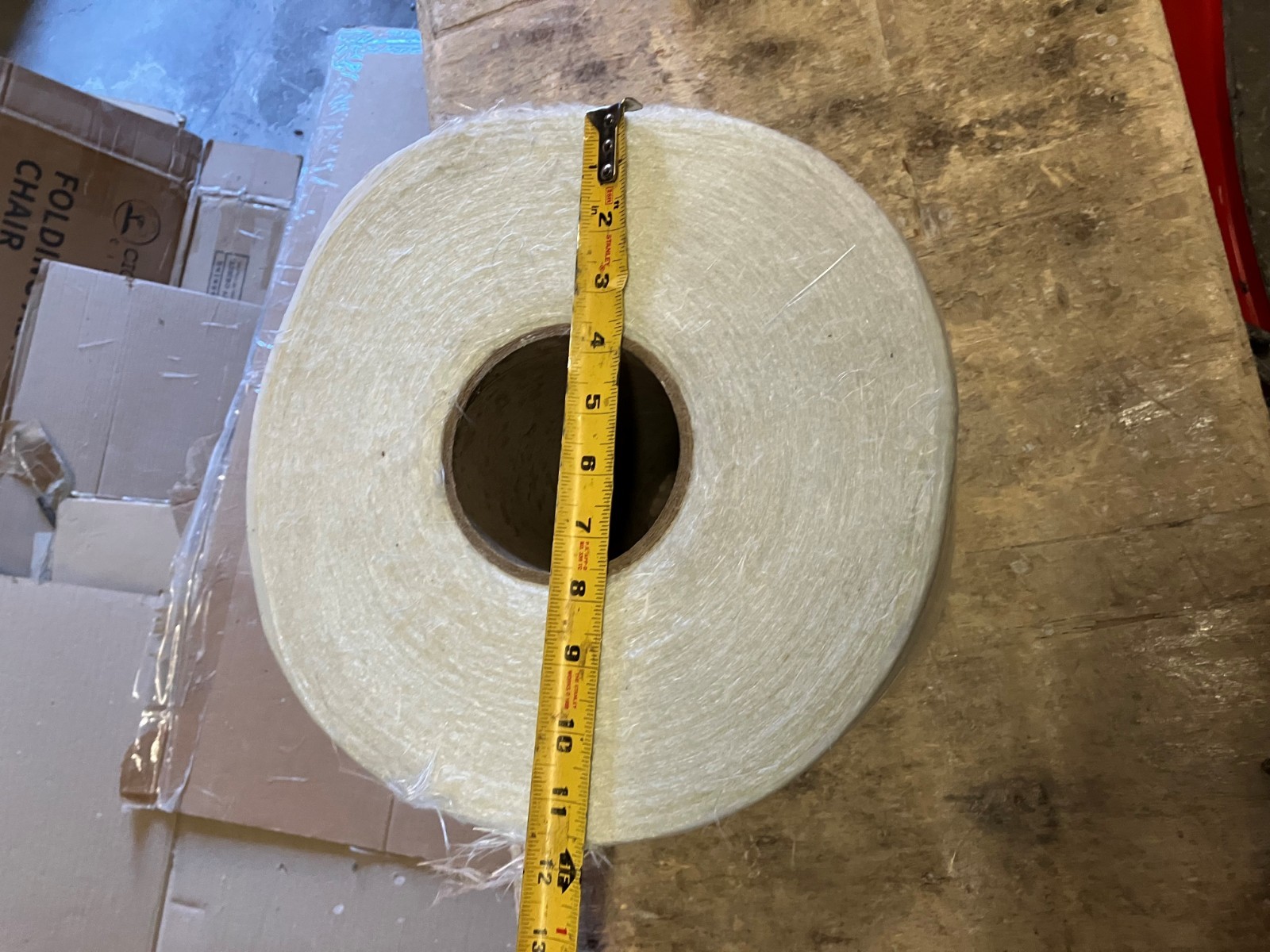 1.5oz material 12″ tall fiberglass roll x 75 yard / 225 feet