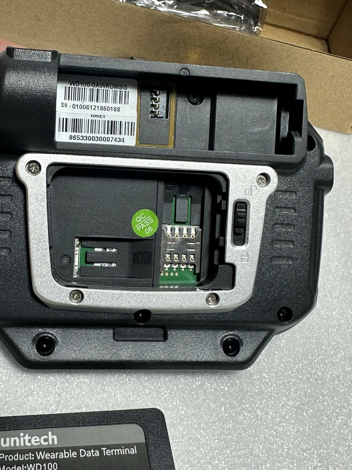 Unitech WD100-0AWRUMSG Wearable mobile computer scanner ANDROID 7.1 – FREE SHIP