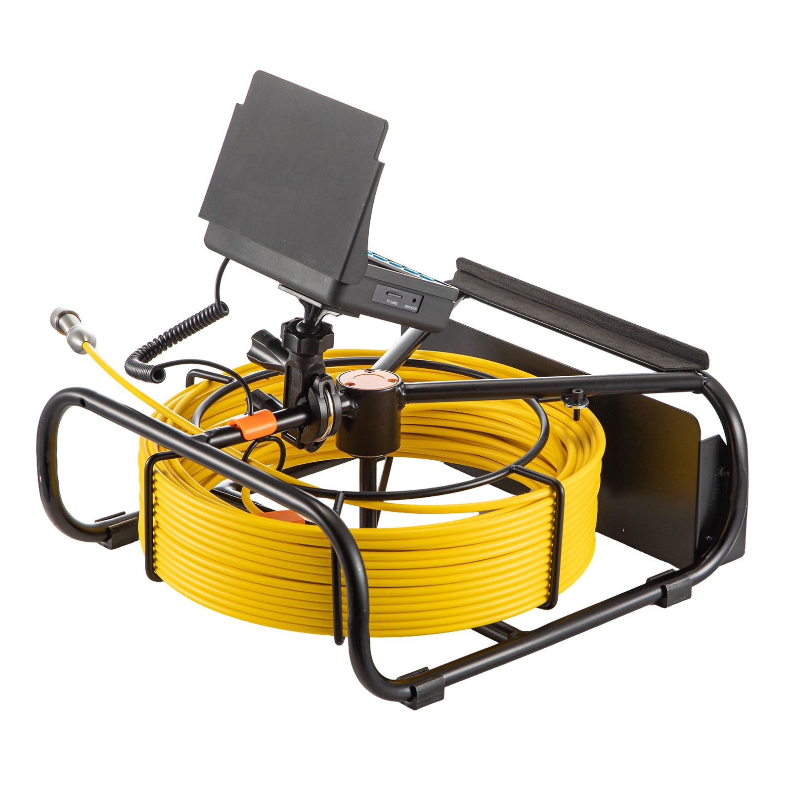 VEVOR Sewer Camera 98.4ft/30m Pipe Inspection Camera HD Drain 4.3 In LCD Monitor