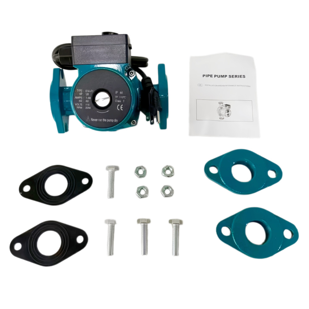 New For Taco 0014-F1 Cast Iron Circulator Pump 1/8HP 115V 3250RPM 125PSI 0-32GPM