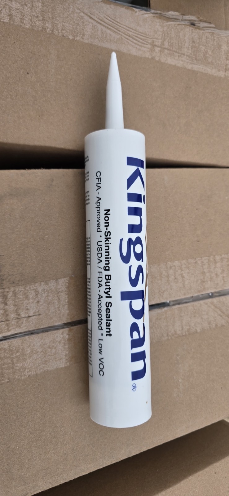 Kingspan White Butyl Sealant, Non-Skinning, 30-Pack, Expires 03/2027