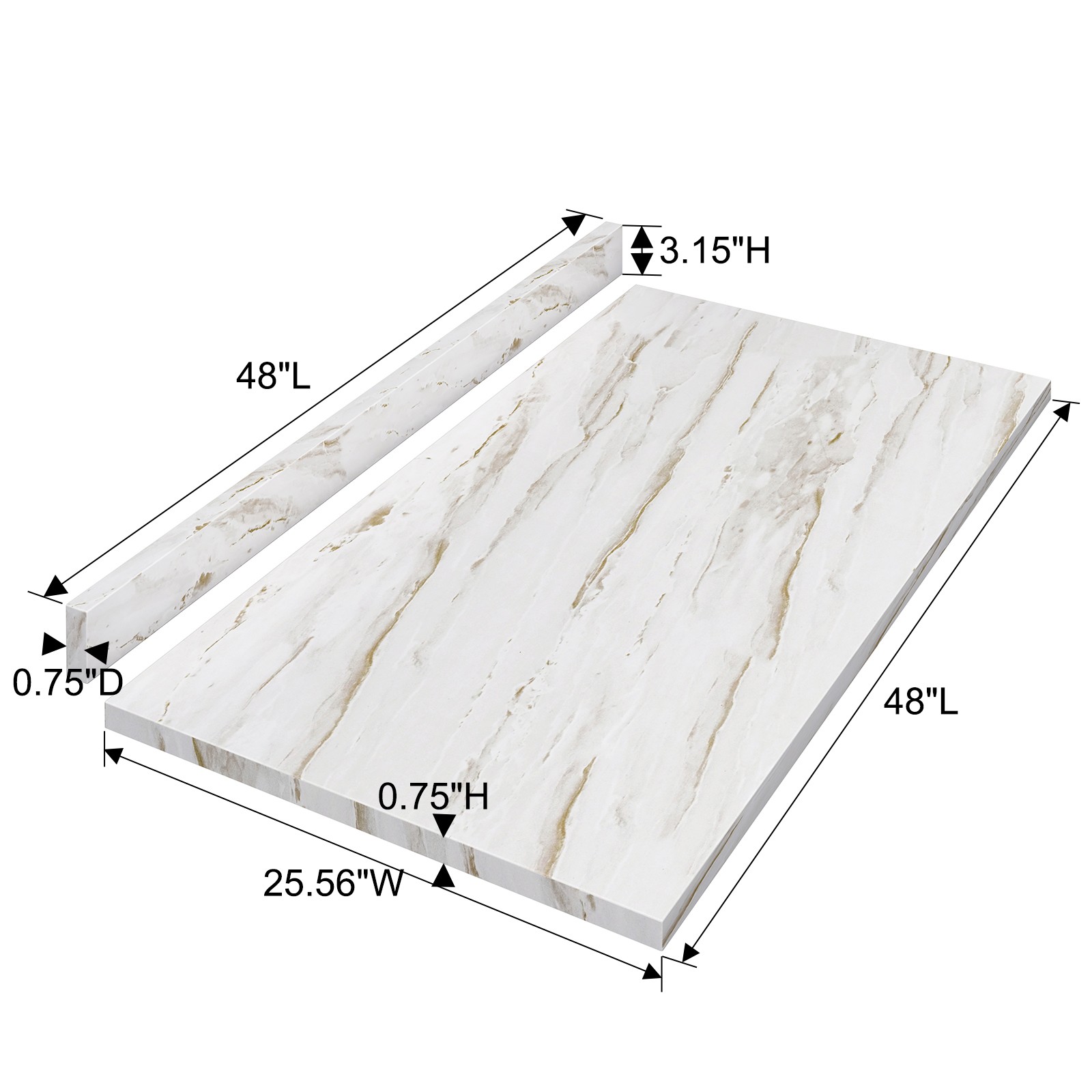 Table Top for Office Kitchen Table Wood Countertop DIY Washer Dryer Counter Top