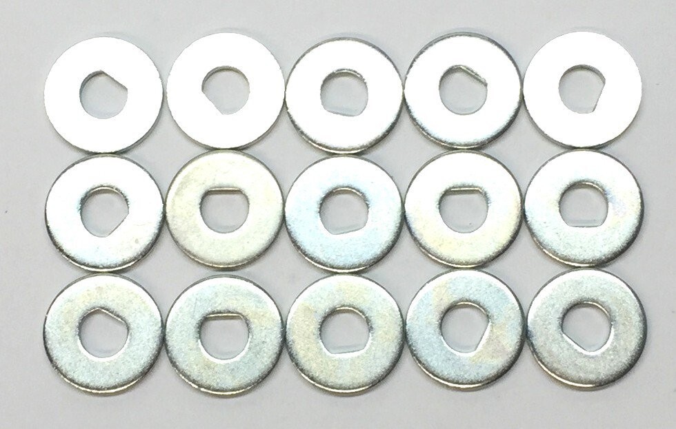 Unbranded 24.9mm O.D x 2.89mm Thickness Zinc Plated Washer Pack (15pcs) 728B NOS