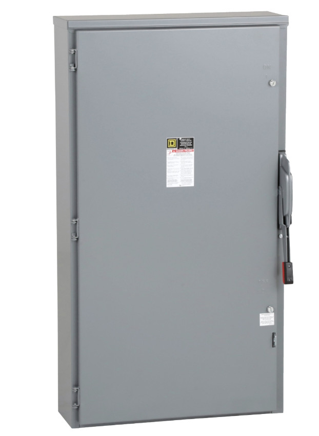 HU365NR Square D Co Series F Disconnect 600V 400A Non-Fusible Nema 3R Neutral