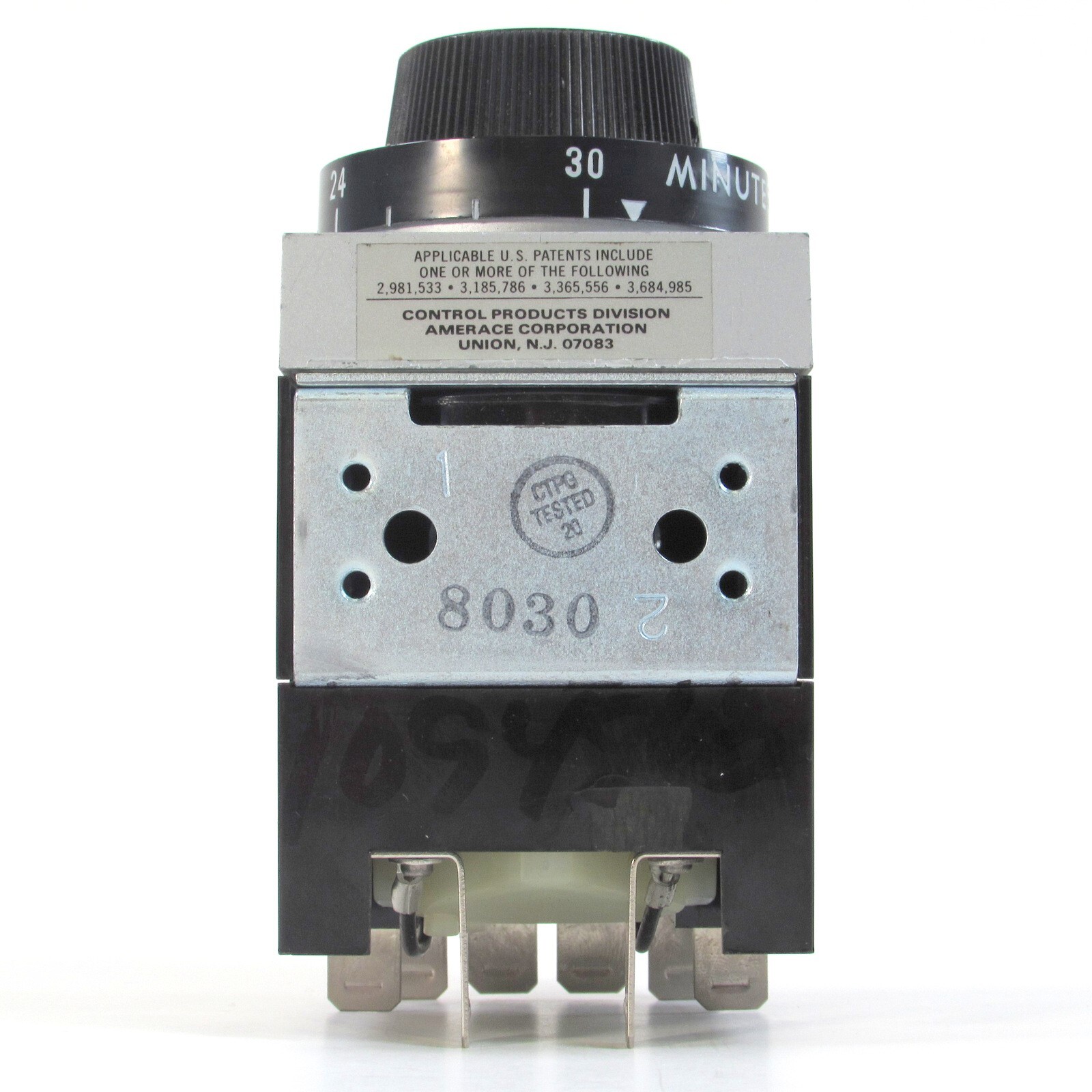 Agastat 7012AHB Time Delay Relay 3-30 Minutes 120V 60 Hz
