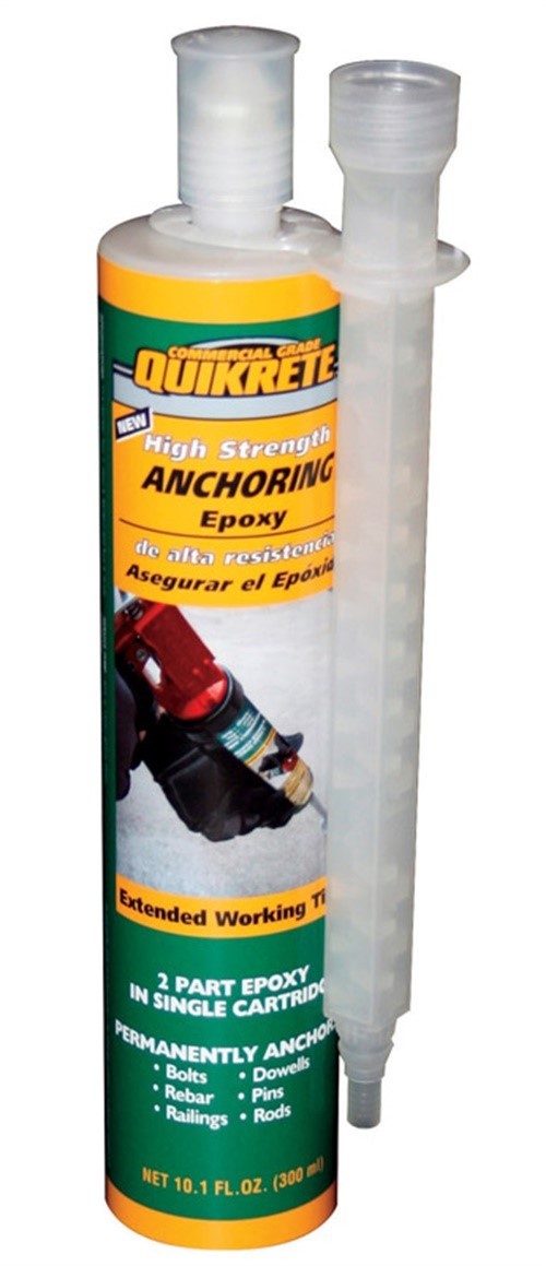 Quikrete 862031 Gray 4 hr Drying High Strength Cement Anchoring Epoxy 8.6 oz.