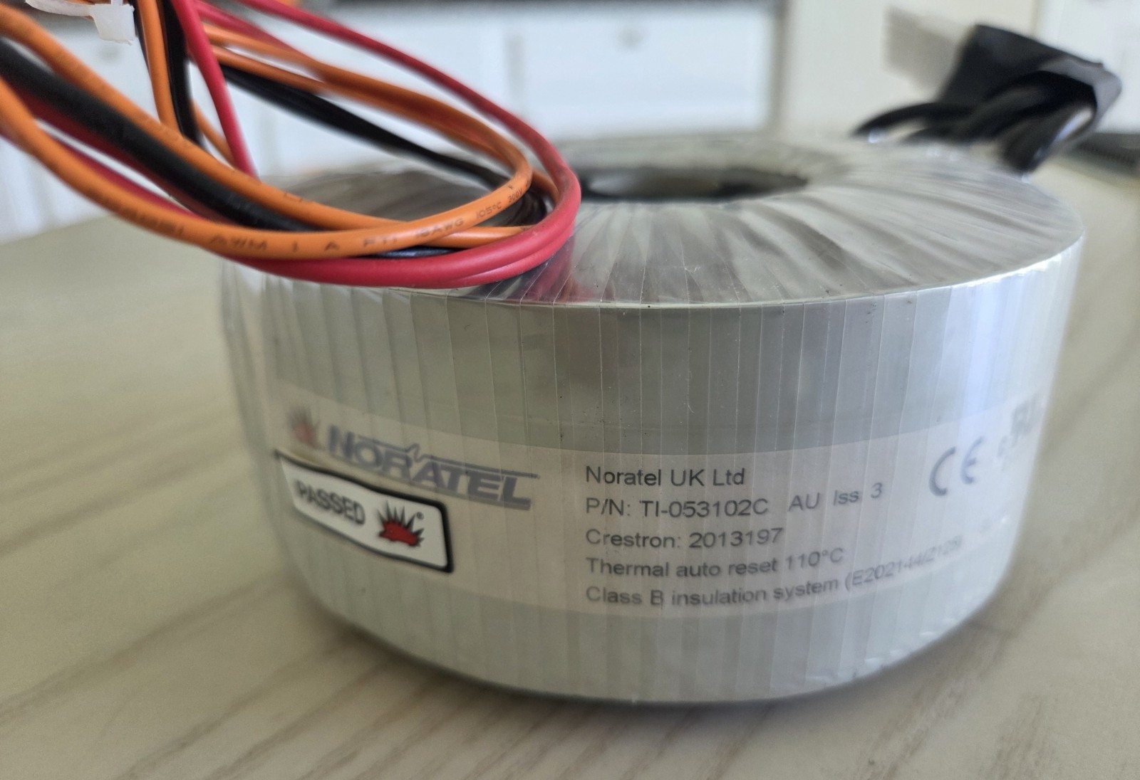 Crestron 2013197 Noratel TI-053102C AU Iss 6 Toroidal Power Transformer