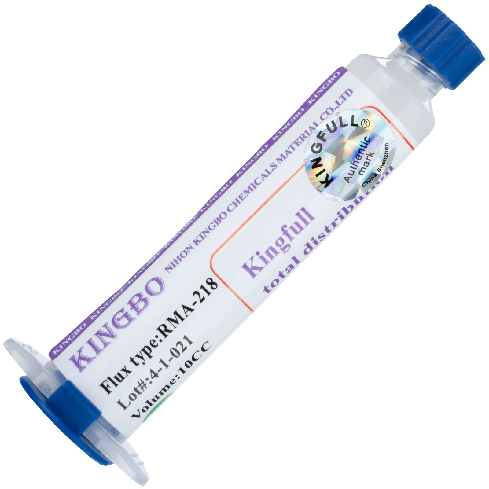 Flux in Syringe Kingbo 218 10cc – No-Clean | Gel | BGA SMD Soldering