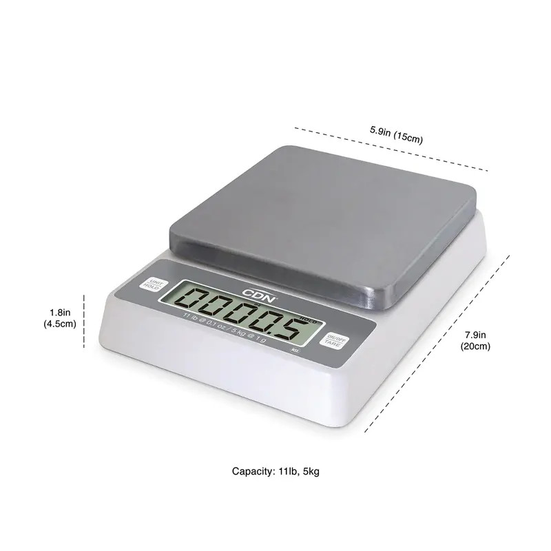 CDN SD1114 ProAccurate 11 lb Digital Portion Control Scale