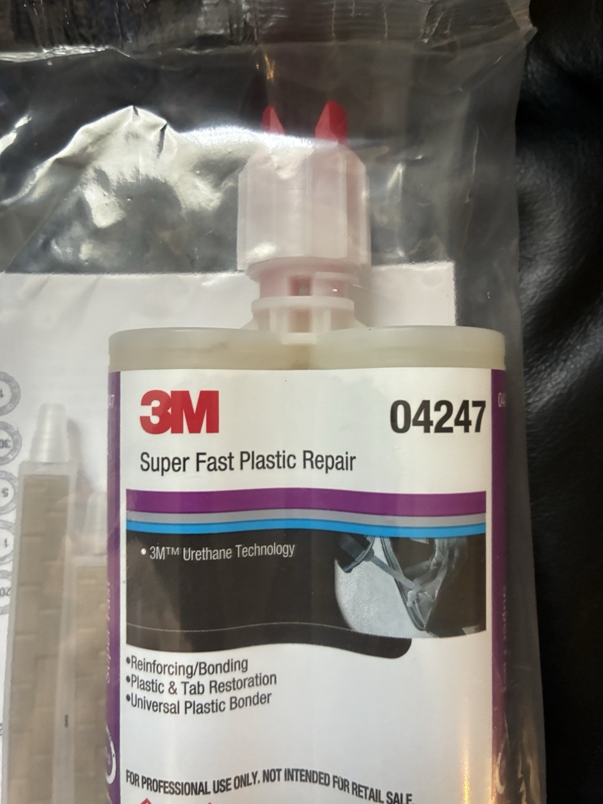 3M SUPER FAST PLASTIC REPAIR 200ML URETHANE ADHESIVE MATERIAL BONDING 04247 2/27