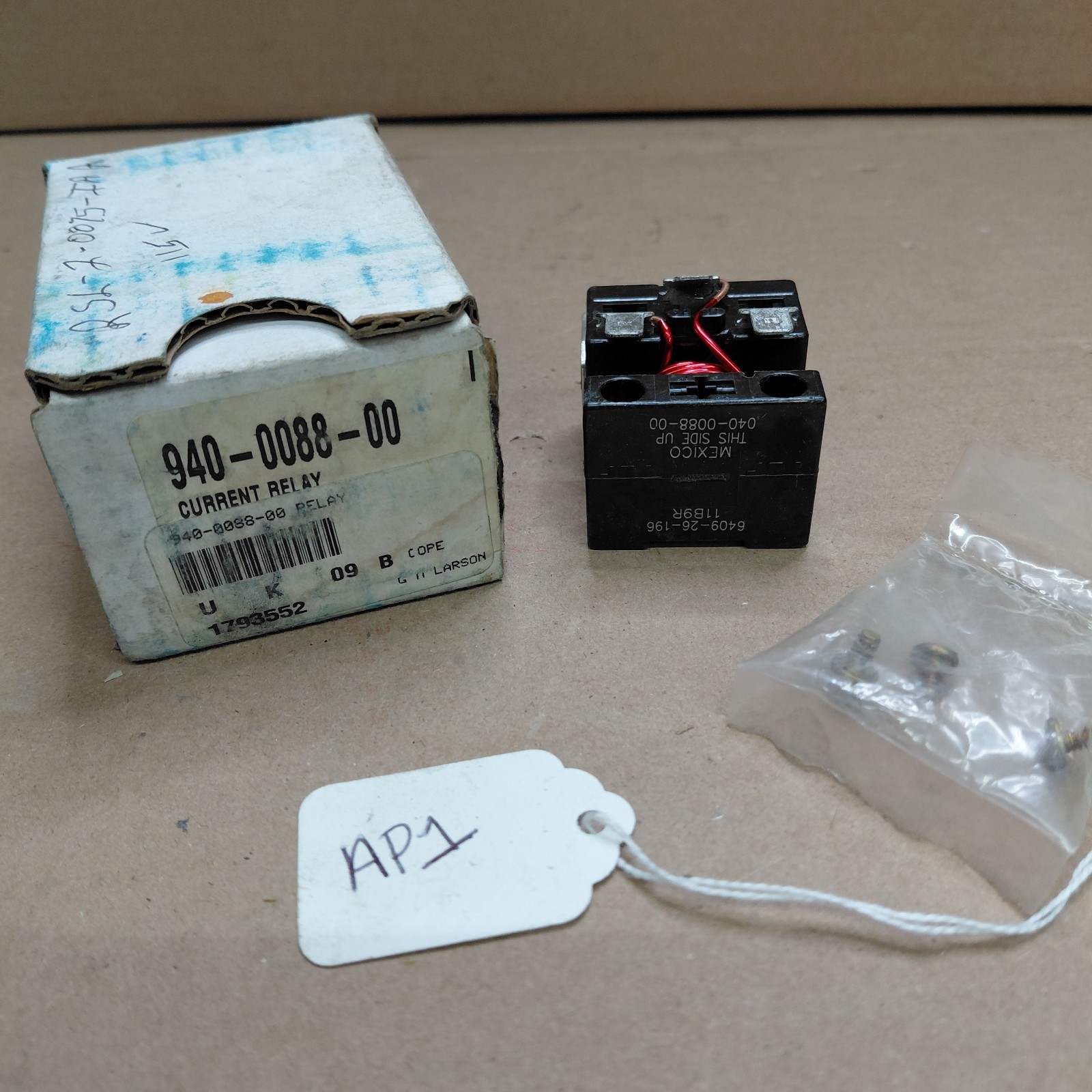 Copeland 940-0088-00 Compressor Current Relay Kit – New