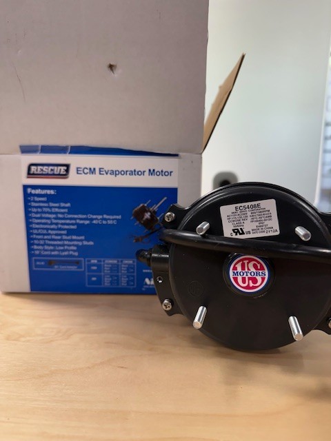 U.S. MOTORS RESCUE ECM Walk-In Refrigeration Evaporator Motor (EC5408E)