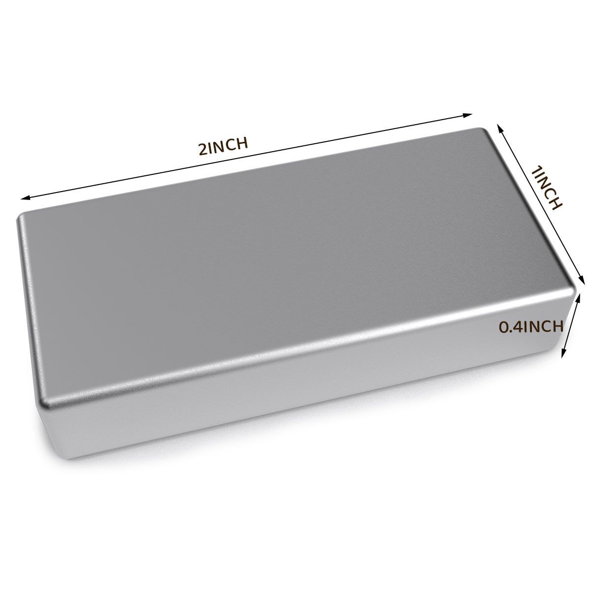 N52 Large 2″x1″ Neodymium Block Magnet Super Strong Rare Earth Pull Force 100LBS