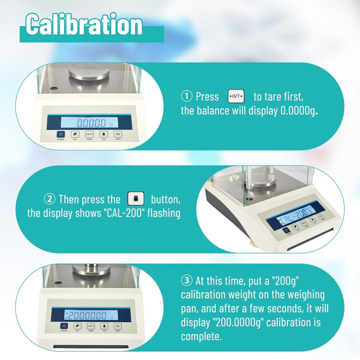 Lab Scale Digital Analytical Balance 220g Scientific Precision Scale 0.0001g USA