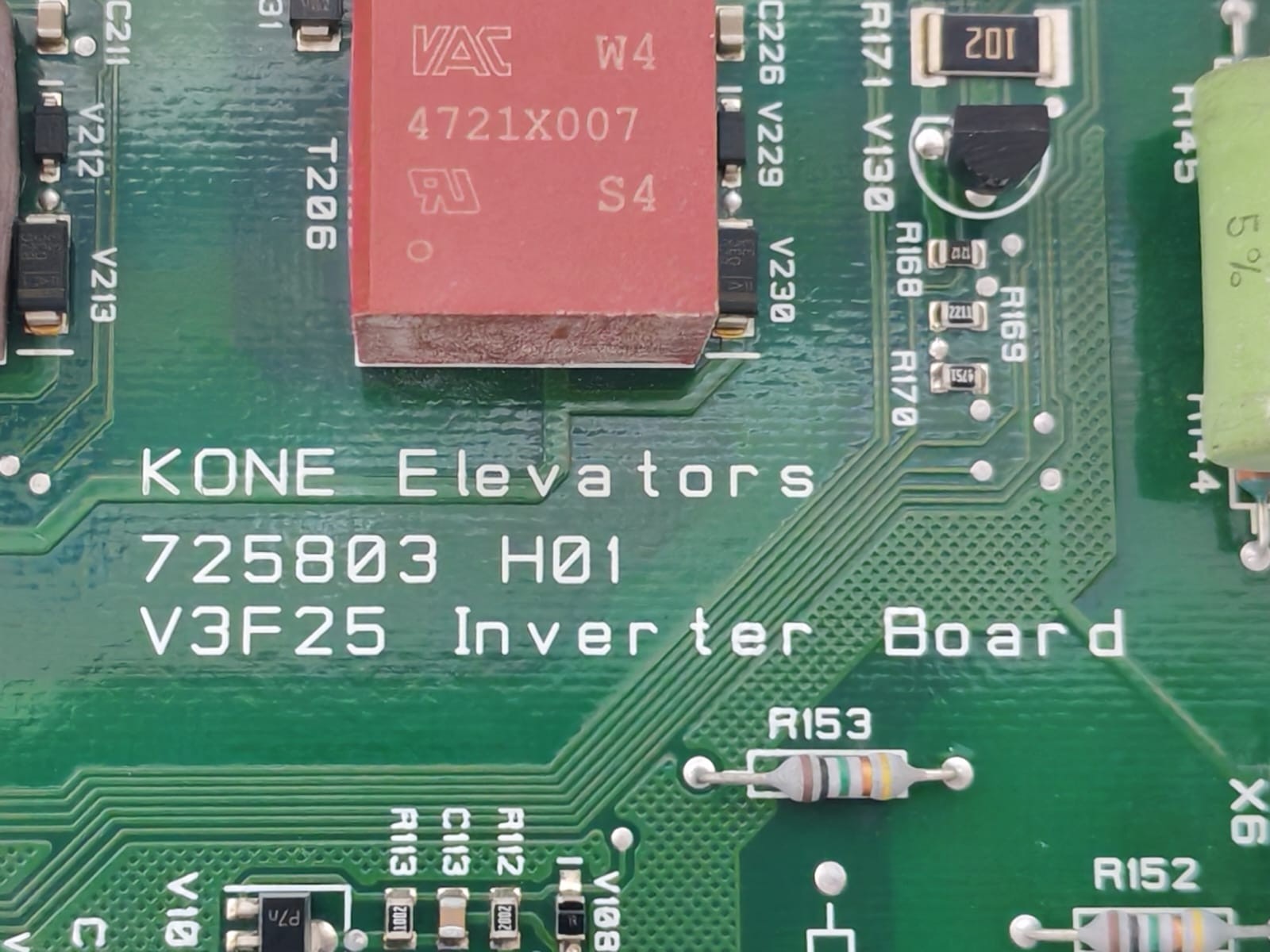 KONE 725803 H01 V3F25 Inverter Board KM725800G01