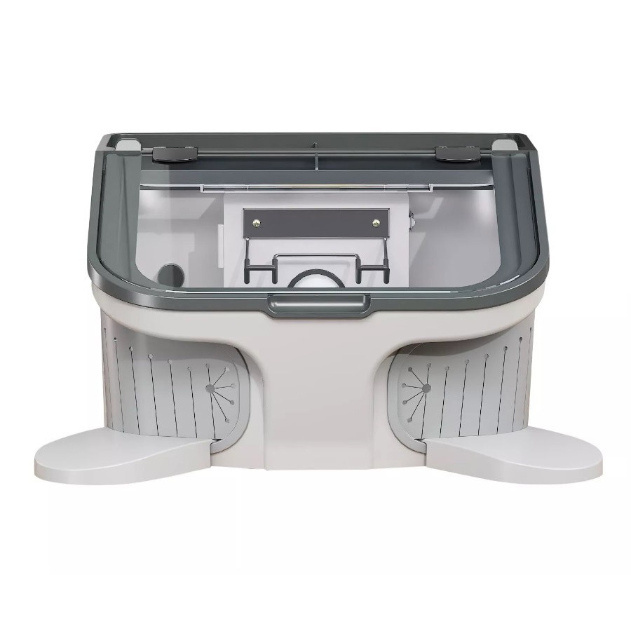 Dental Polishing Grinding Box Built-in Dental Dust Vacuum Collector