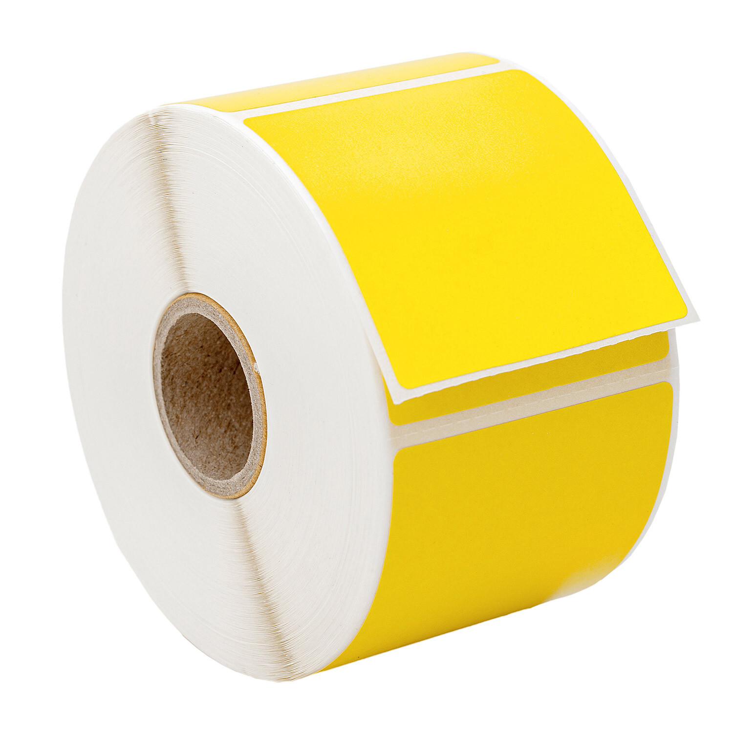 ZEBRA 2″ x 2″ YELLOW- Direct Thermal (1) Roll 750 per Roll High Visibility